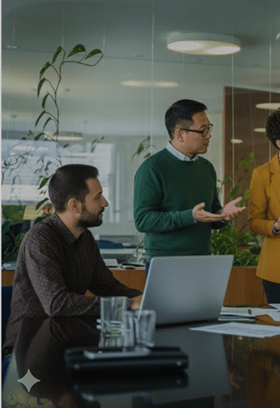 Innovaxel team collaborating